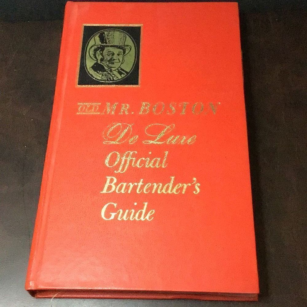 Book Old Mr. Boston De￼ Luxe Official bartenders guide Vintage 1966 published